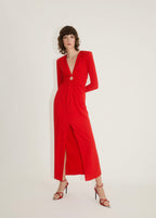 Robe Froncée Anneau Ouverture