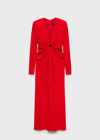 Robe Froncée Anneau Ouverture