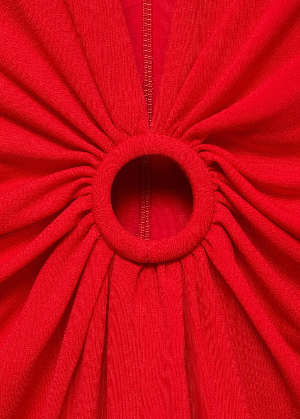 Robe Froncée Anneau Ouverture