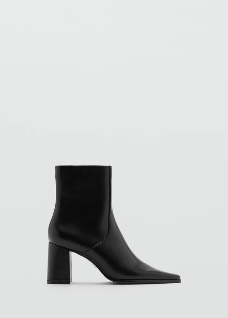 Bottines Pointues Talon Bloc