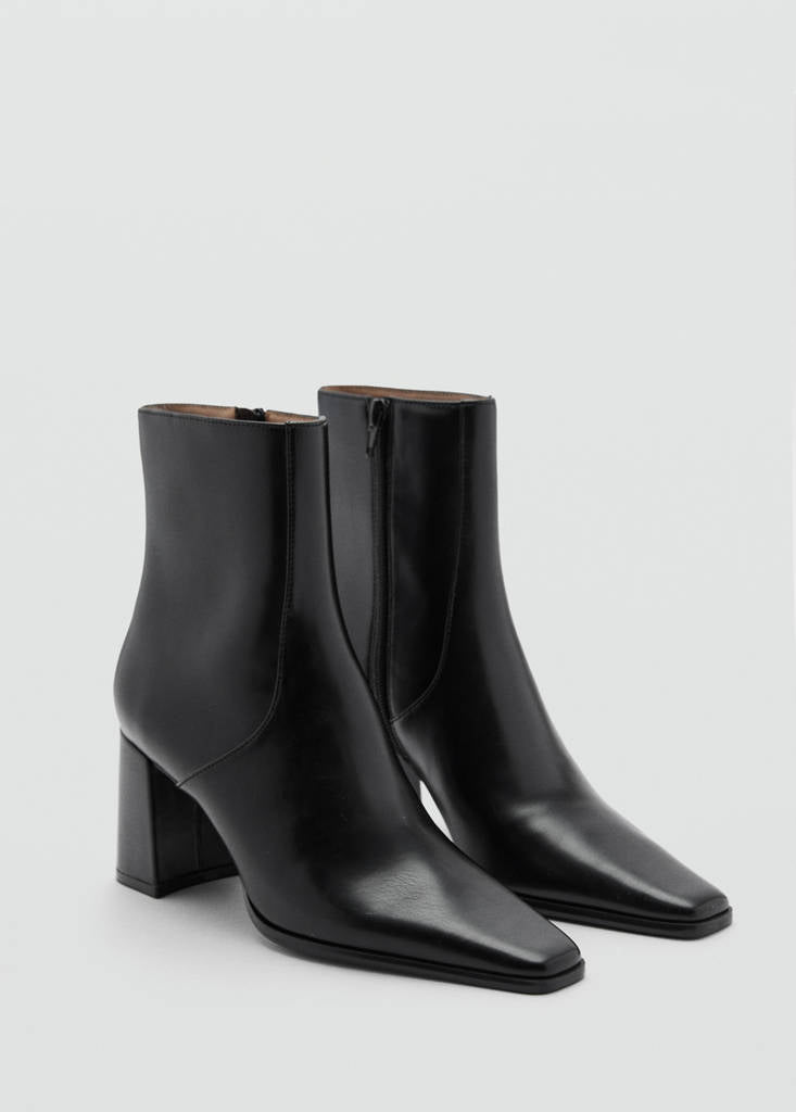Bottines Pointues Talon Bloc