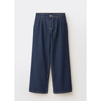 Jean Wideleg Pinces Rinse Wash - Open Blue