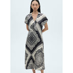 Robe Chemise En Imprimé Cachemire