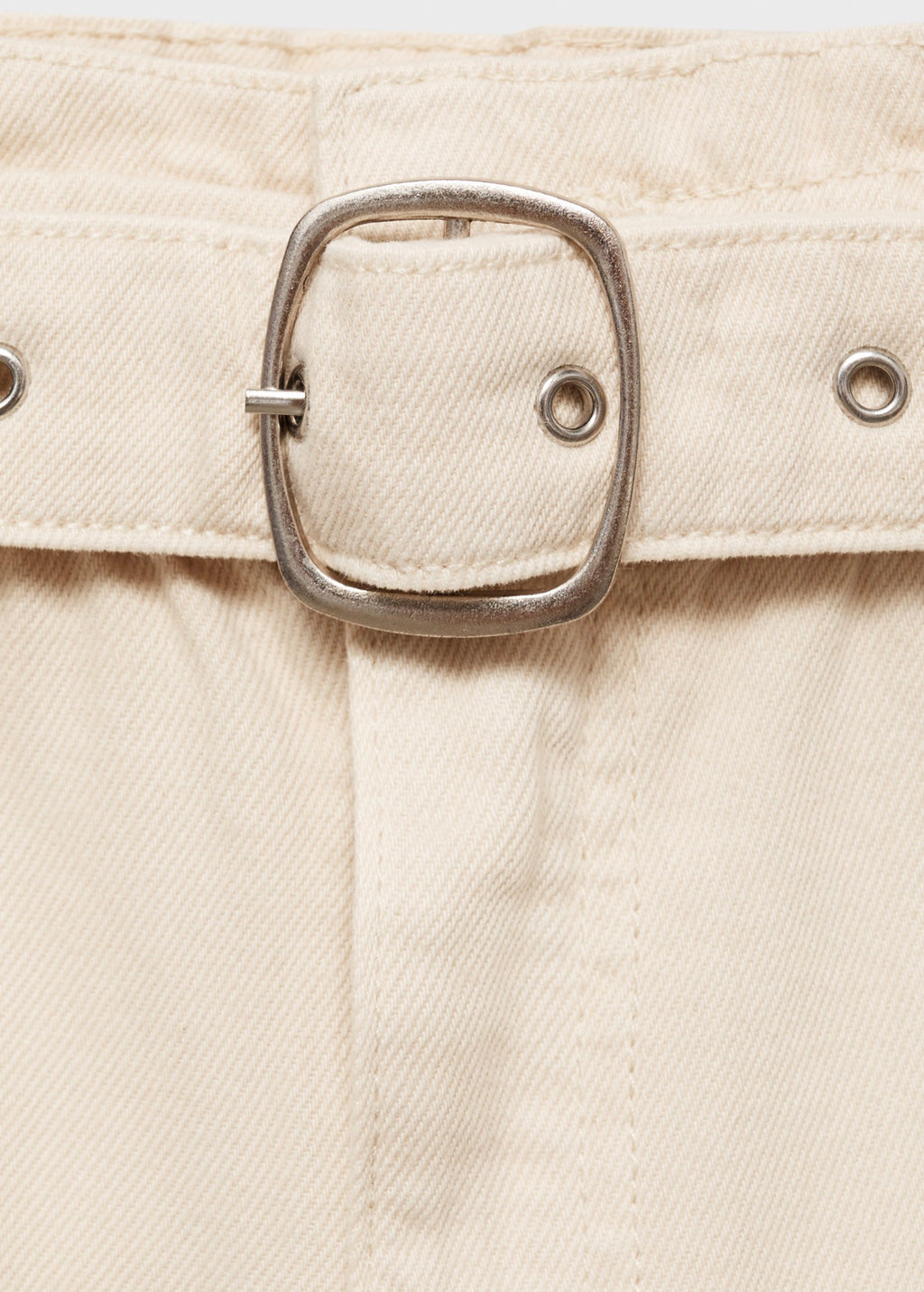 Shorts Paperbag Avec Ourlet Retroussé Et Ceinture