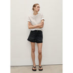 Short Mom - Denim Noir