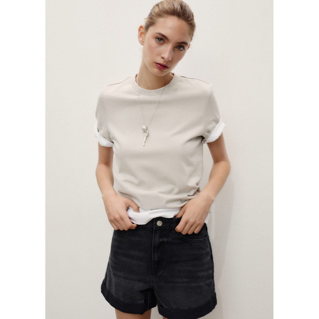 Short Mom - Denim Noir