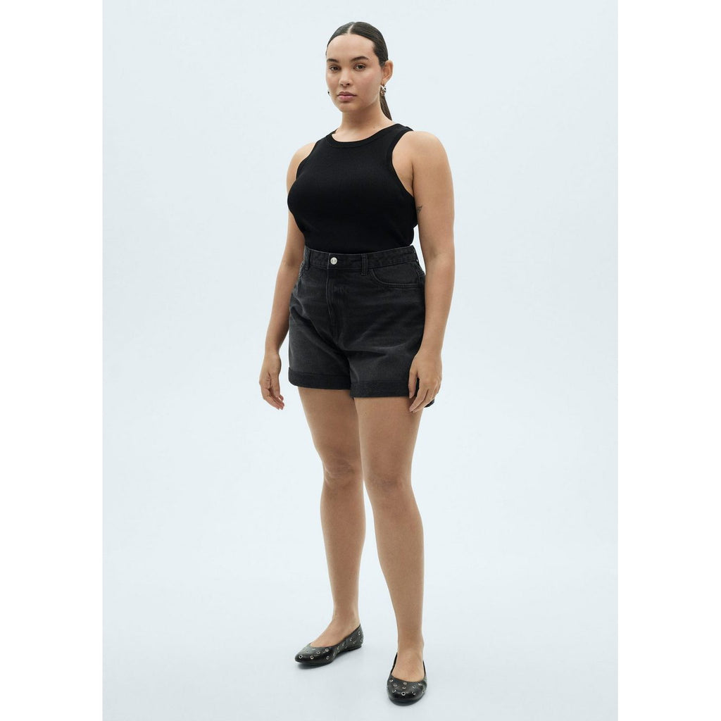 Short Mom - Denim Noir