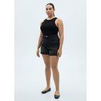 Short Mom - Denim Noir