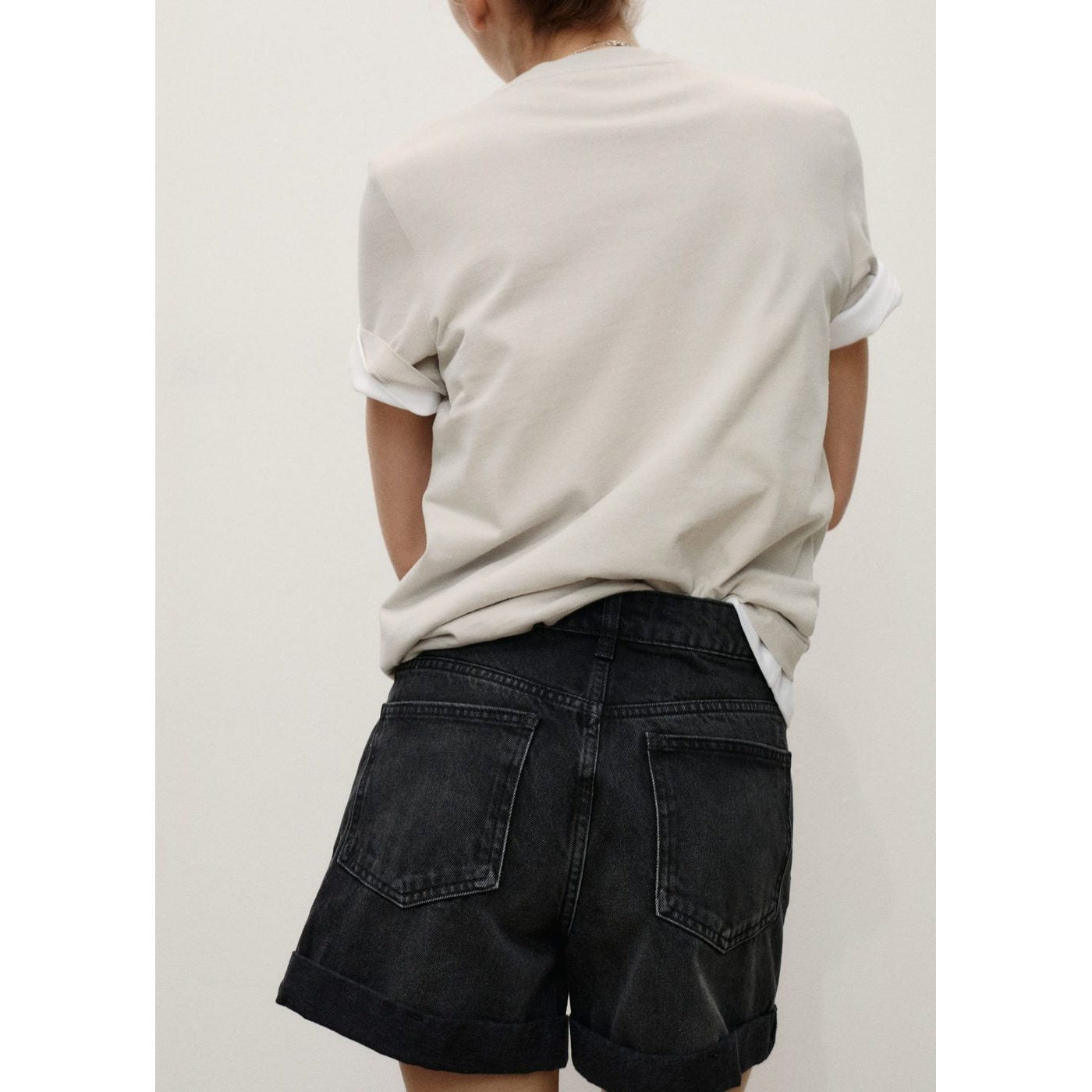 Short Mom - Denim Noir