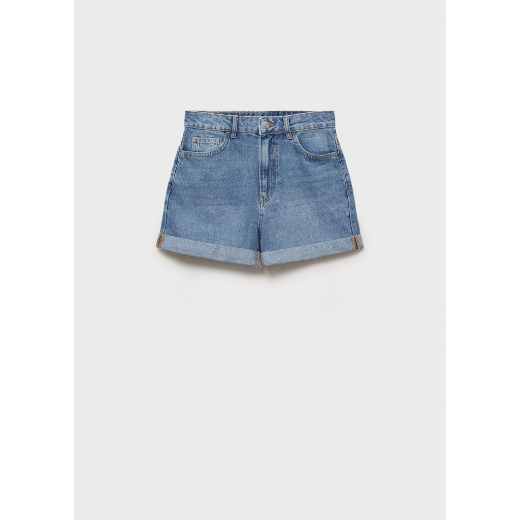Short Mom - Bleu Moyen