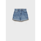 Short Mom - Bleu Moyen