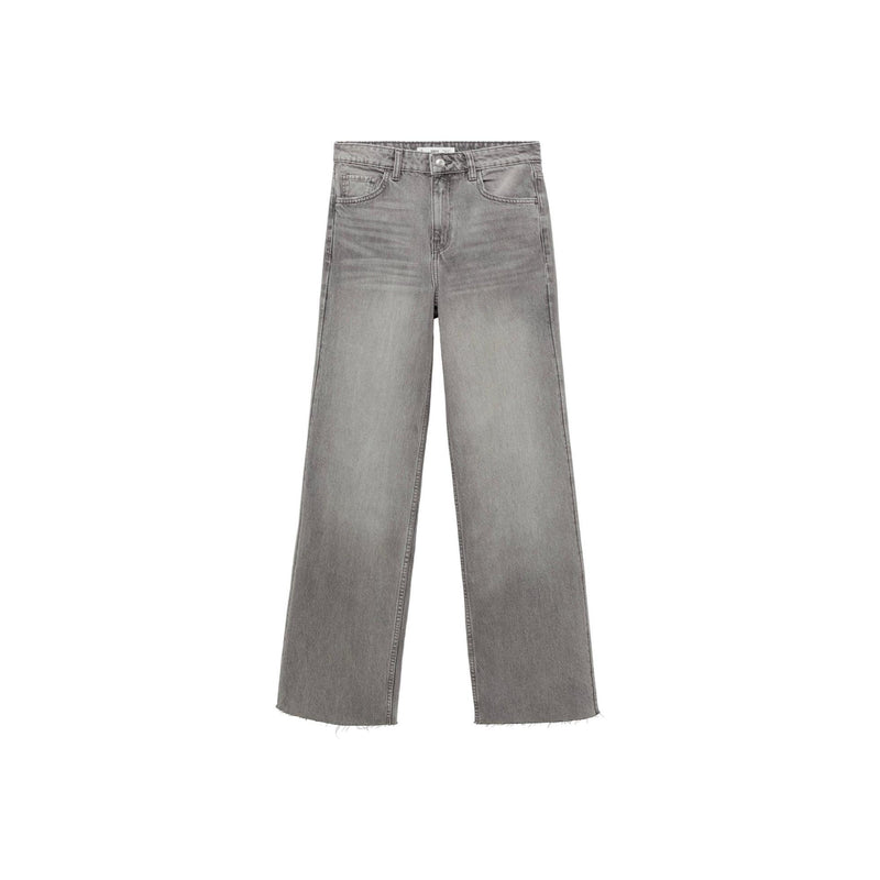 Jean Danila Wideleg Taille Haute - Denim Grey