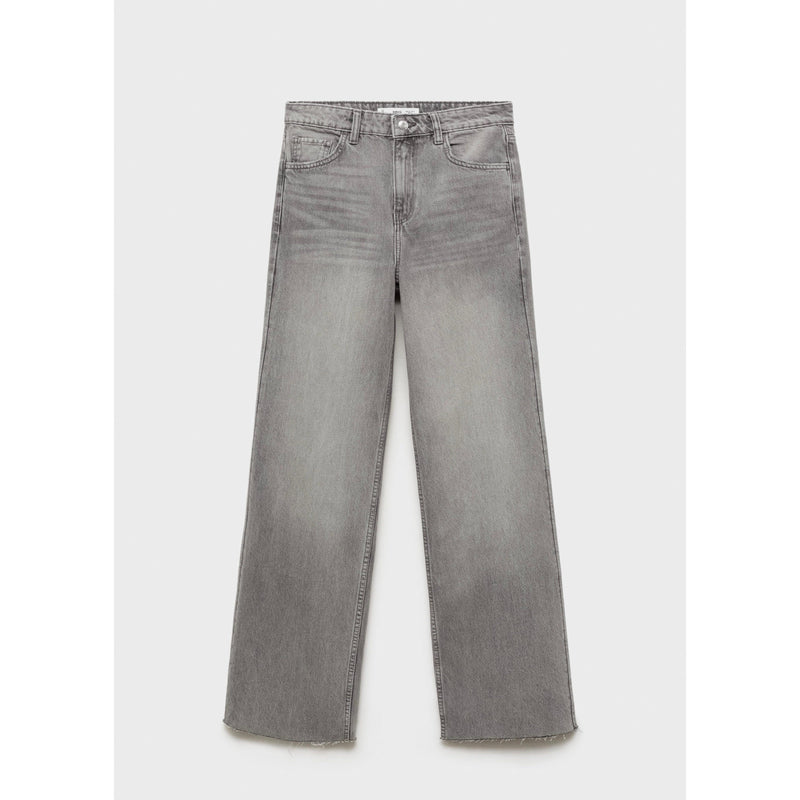 Jean Danila Wideleg Taille Haute - Denim Grey