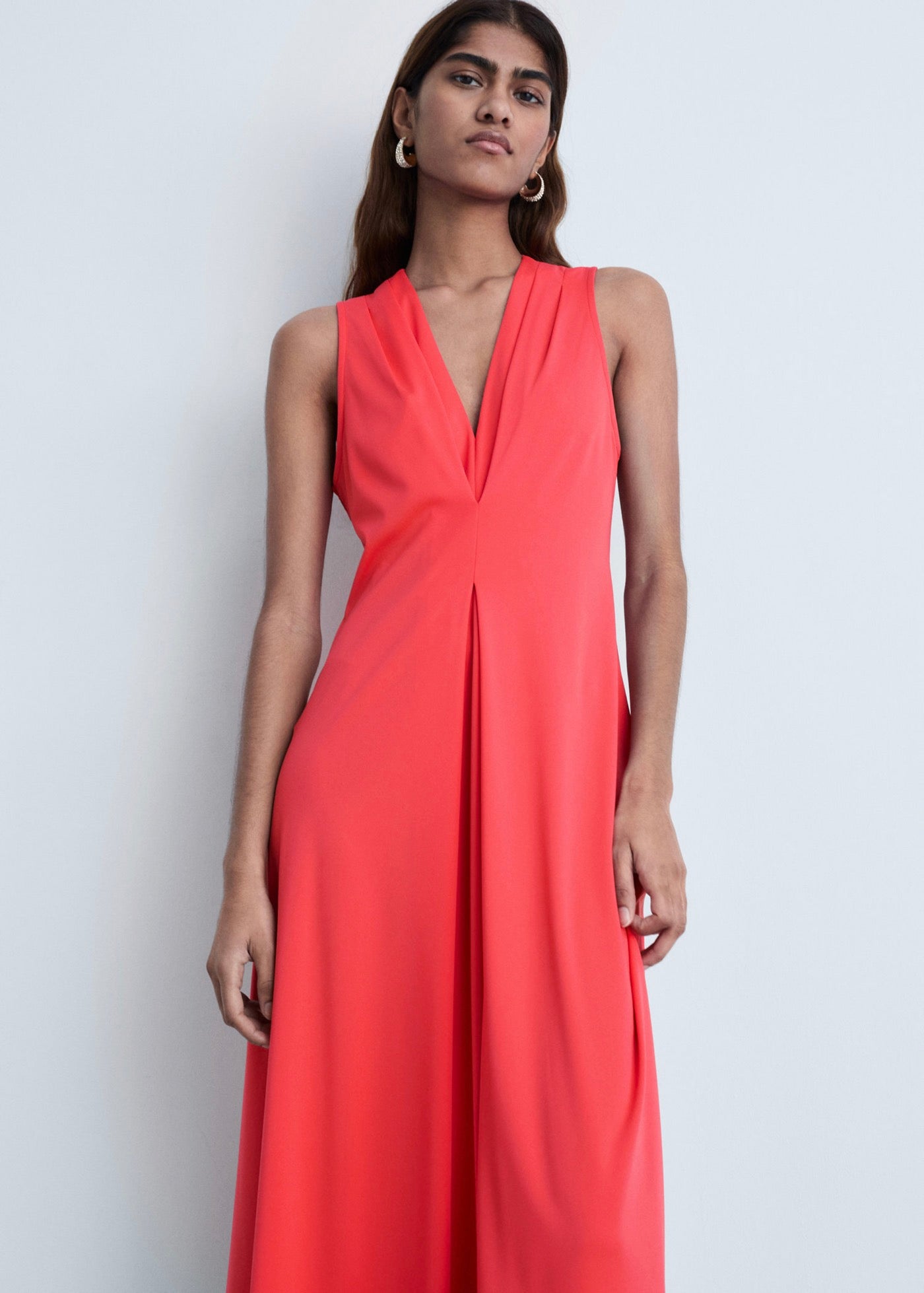 Robe En Maille Col V