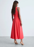 Robe En Maille Col V