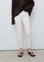 Jean Skinny Taille Normale - White