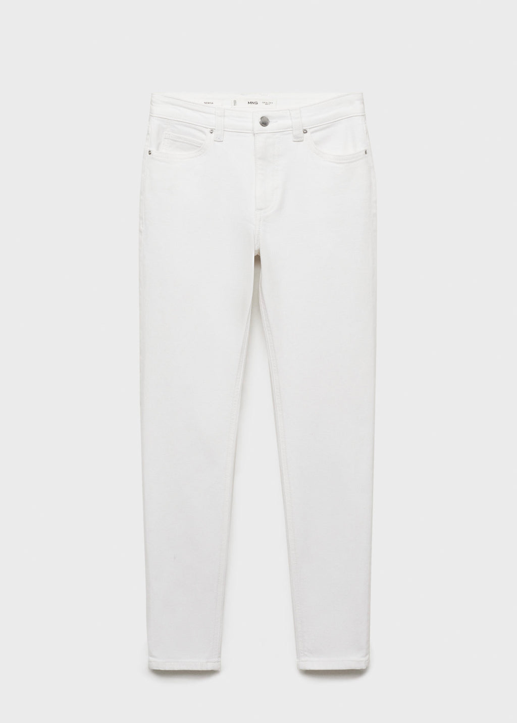 Jean Skinny Taille Normale - White