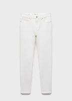 Jean Skinny Taille Normale - White