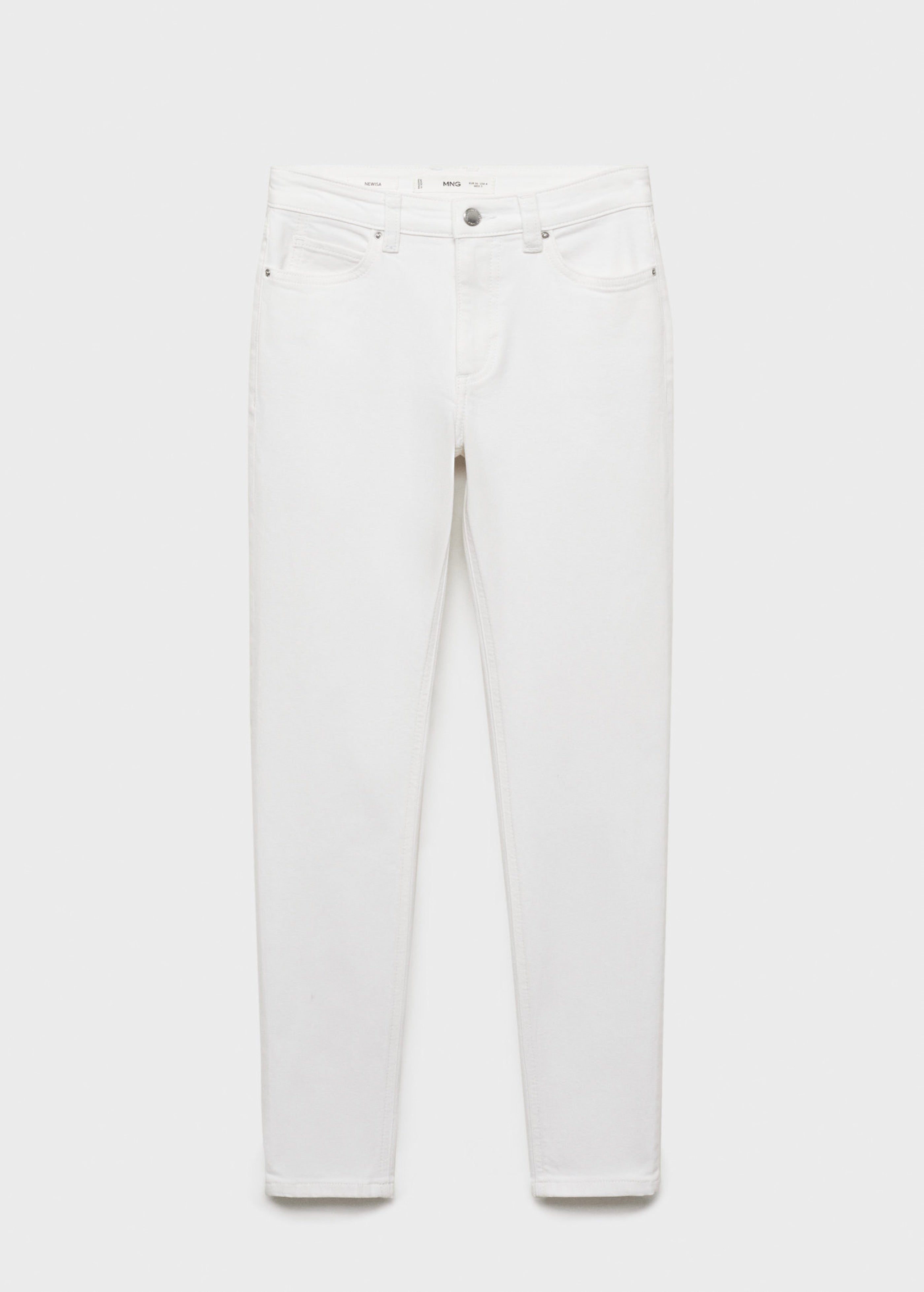 Jean Skinny Taille Normale - White