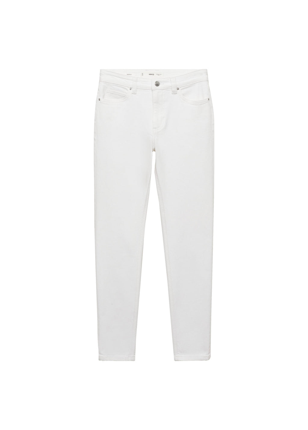 Jean Skinny Taille Normale - White