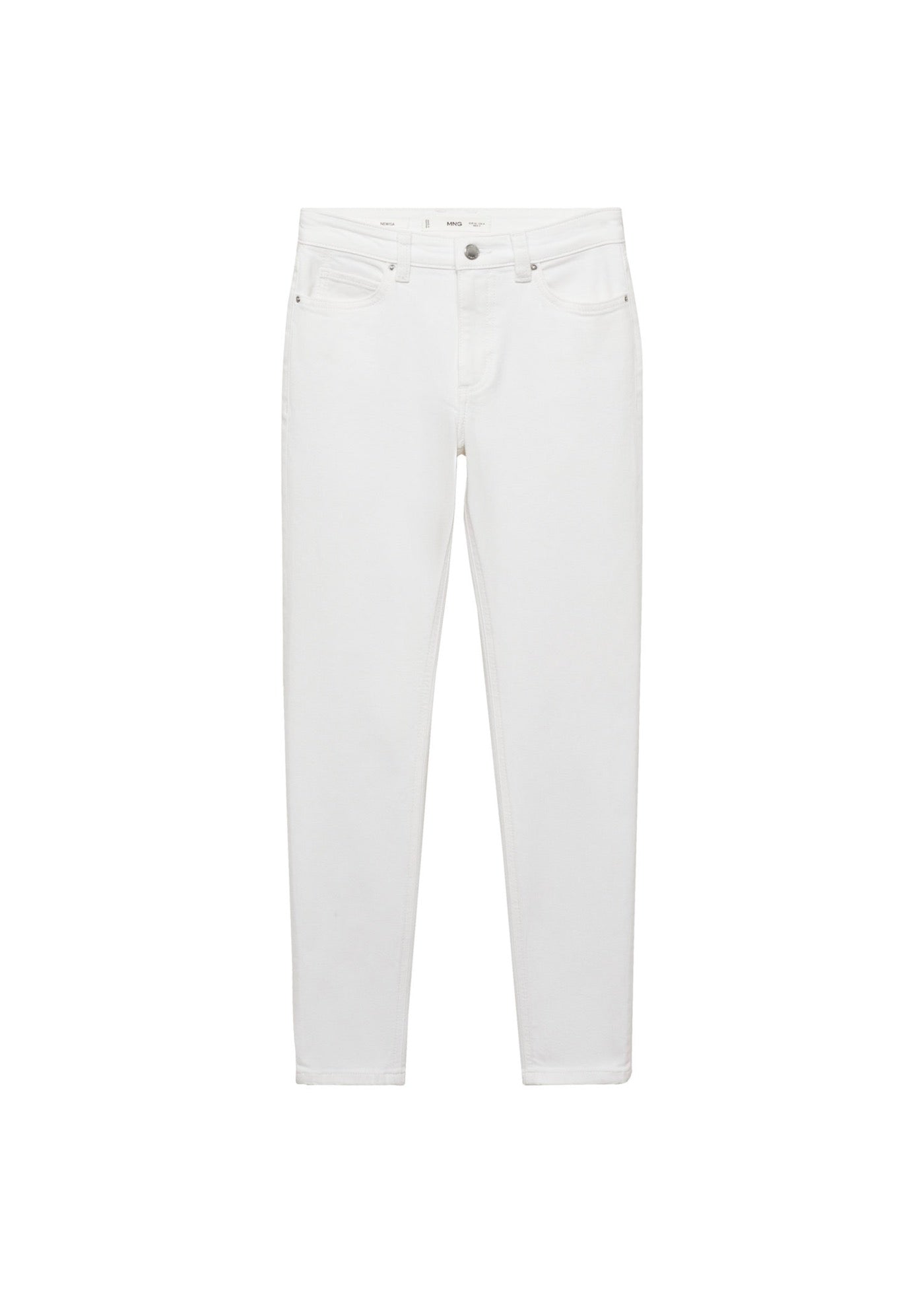Jean Skinny Taille Normale - White