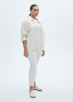 Jean Skinny Taille Normale - White