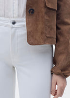 Jean Skinny Taille Normale - White