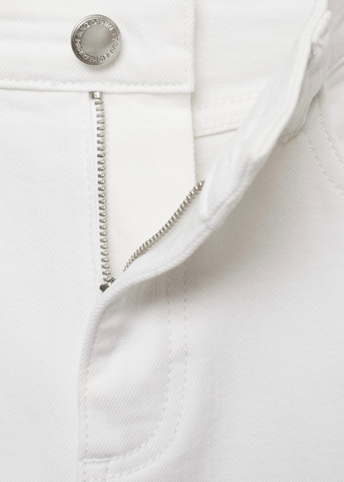 Jean Skinny Taille Normale - White