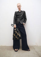 Blazer Cuir Boutons