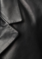 Blazer Cuir Boutons
