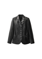 Blazer Cuir Boutons