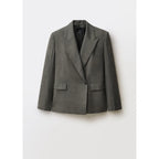 Veste Costume Oversize Croisée - Khaki