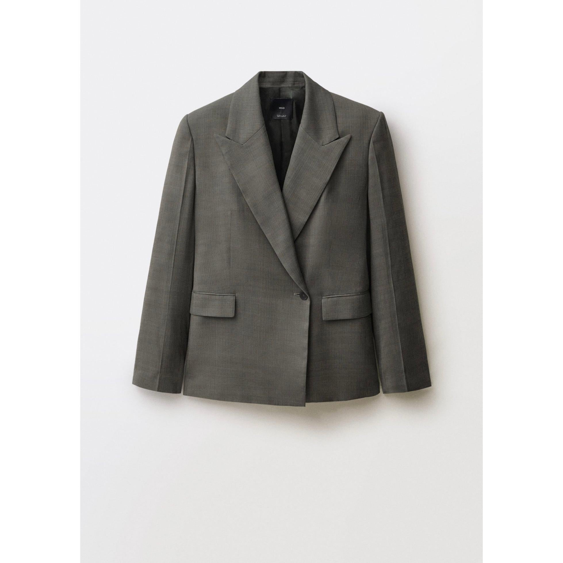 Veste Costume Oversize Croisée - Khaki