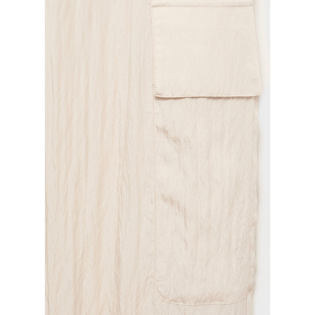 Textured Cargo Pants - Natural