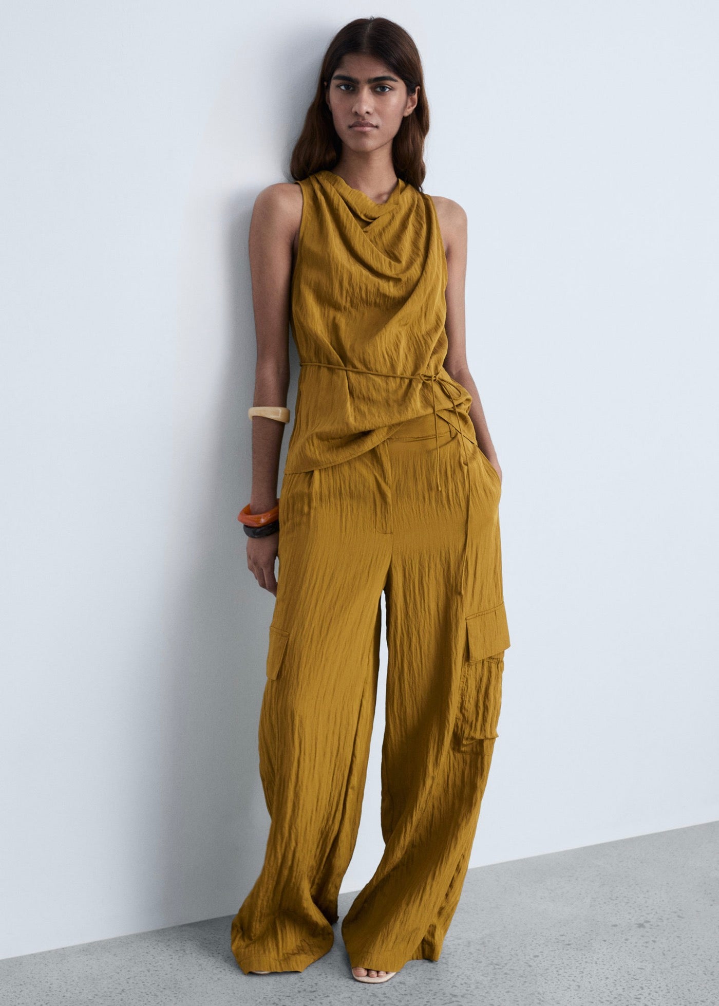 Pantalon Cargo Texturé