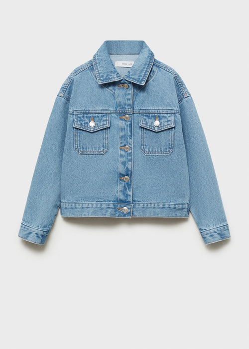 Veste En Jean - Azul Medio - Fille