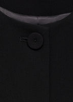 Button-Down Suit Vest - Black