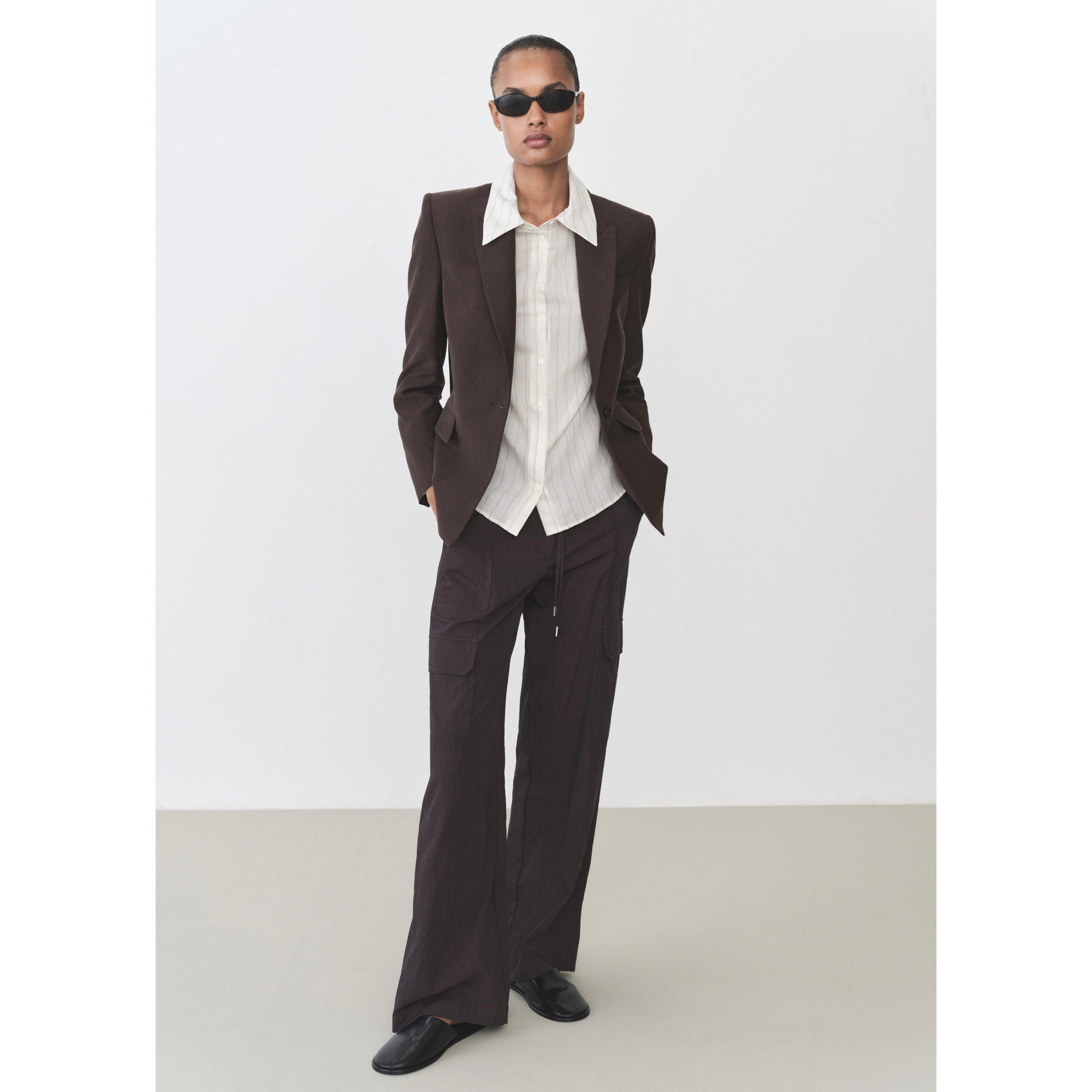 Pantalón Cargo Soft - Charcoal