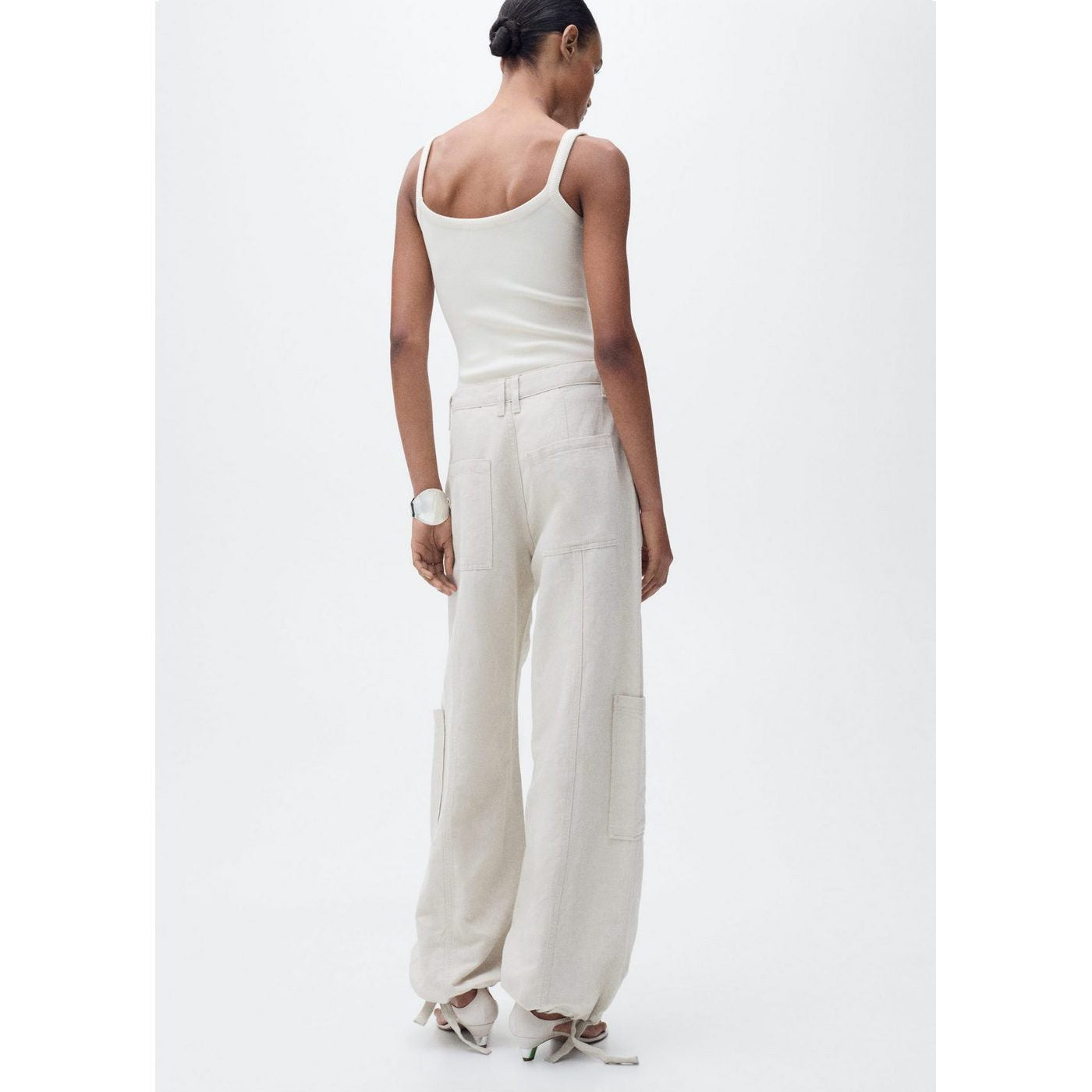 Pantalon Ellie - Gris Clair/Pastel