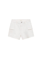 Short Cargow Blanco Roto - Niña