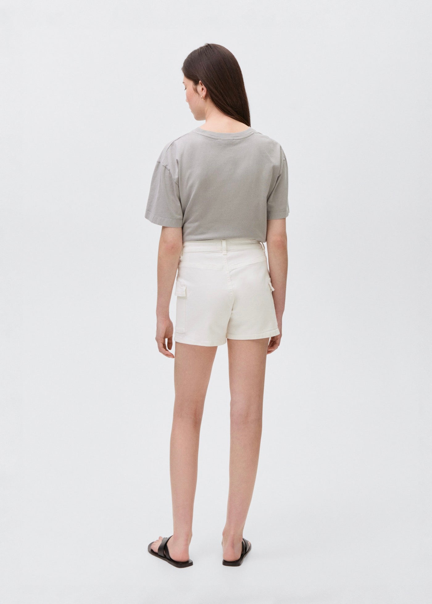 Short Cargow Blanco Roto - Niña