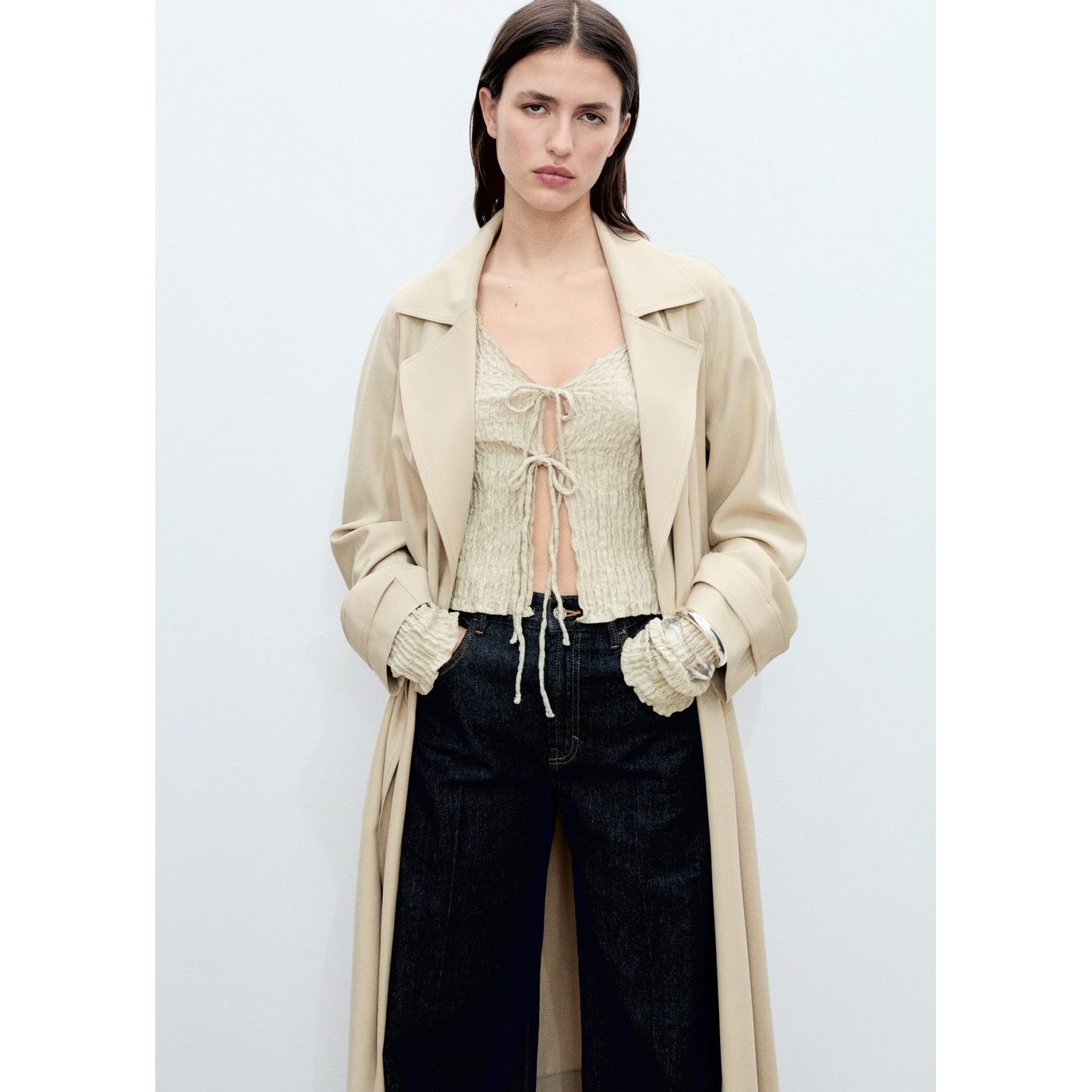 Trench Taxi - Gris Clair/Pastel
