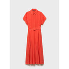 Robe Midi Évasée Ceinture