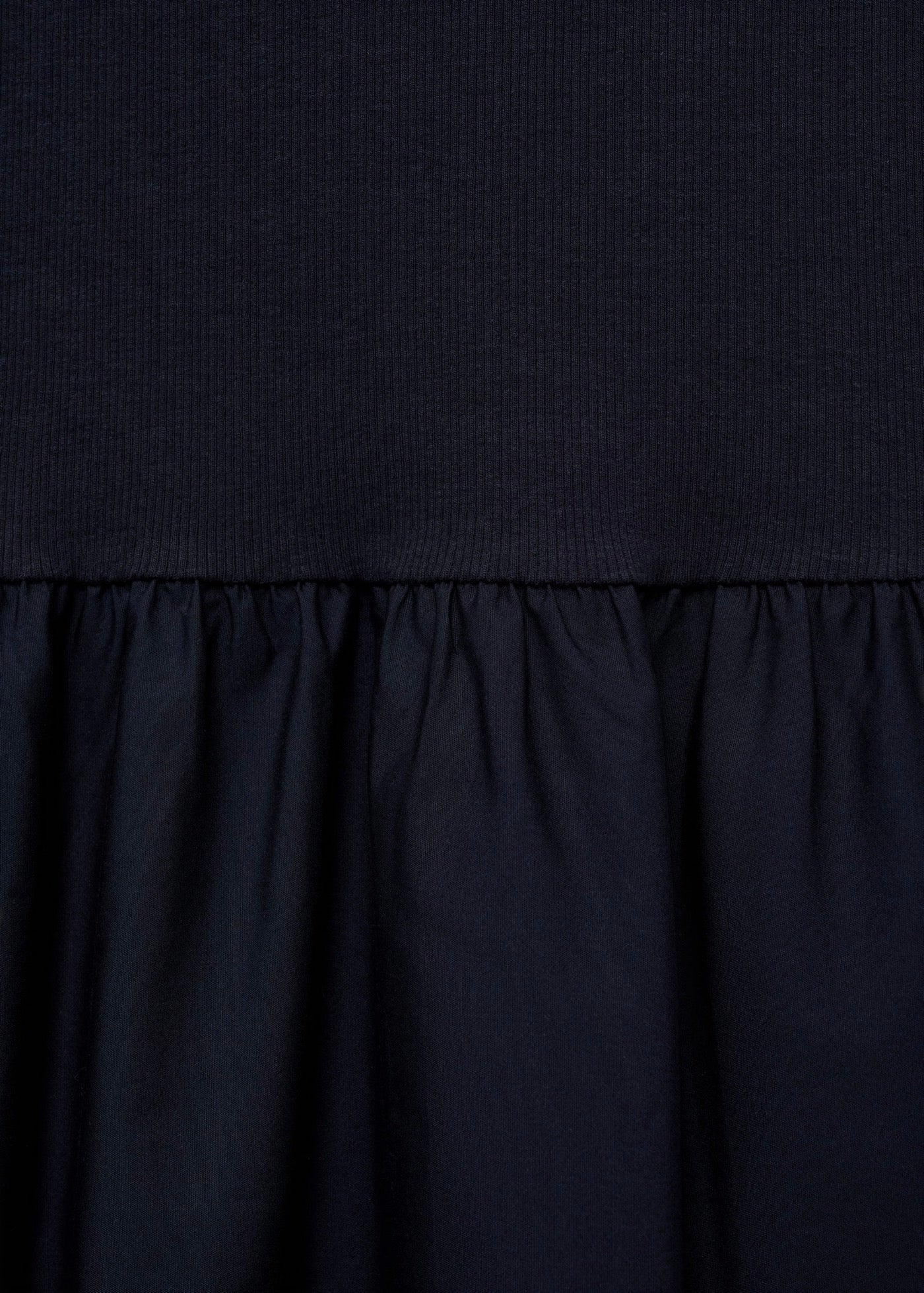 Robe Évasée Tissu Combiné