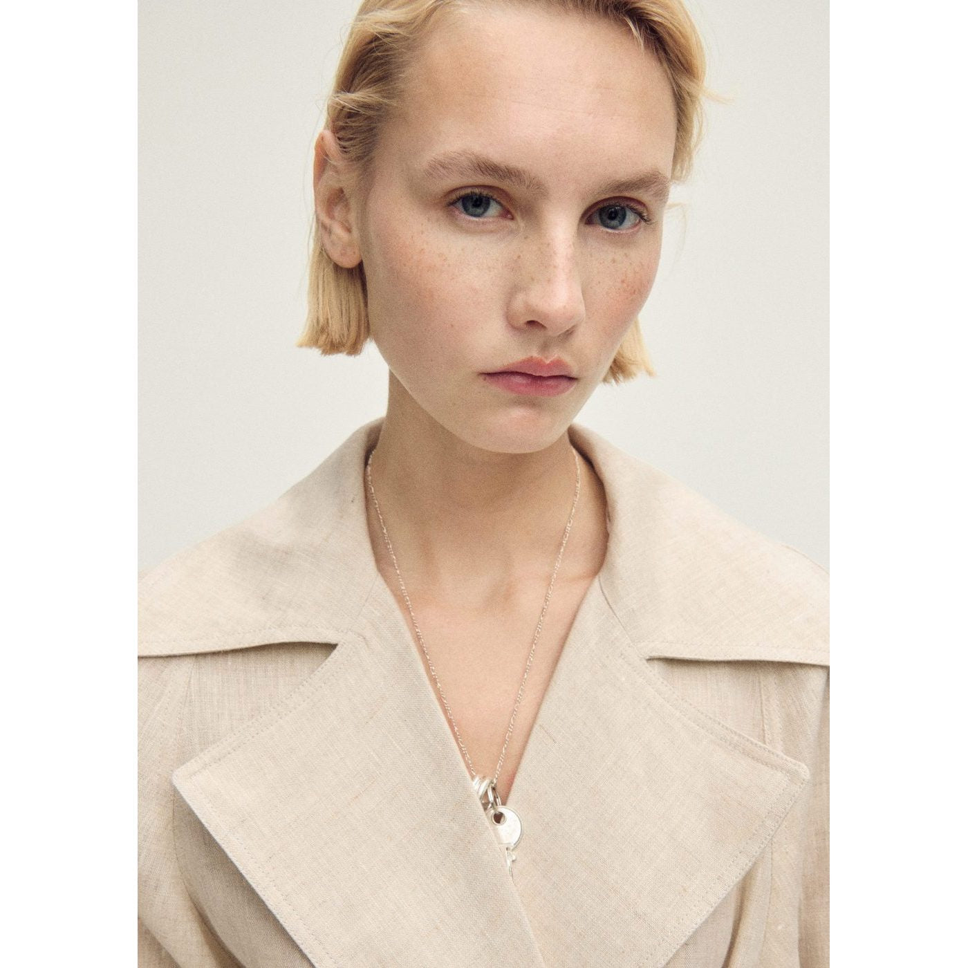 Trench Wanalino - Gris Clair/Pastel