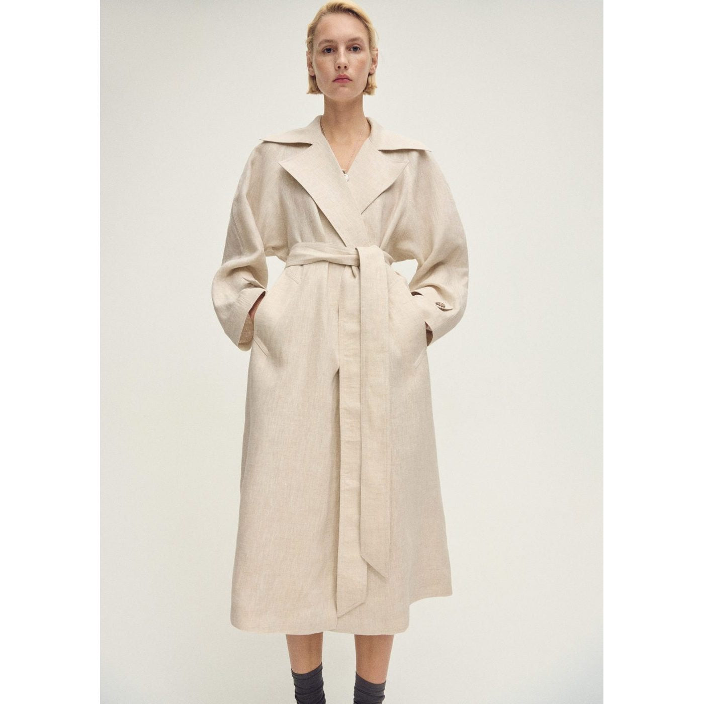 Trench Wanalino - Gris Clair/Pastel