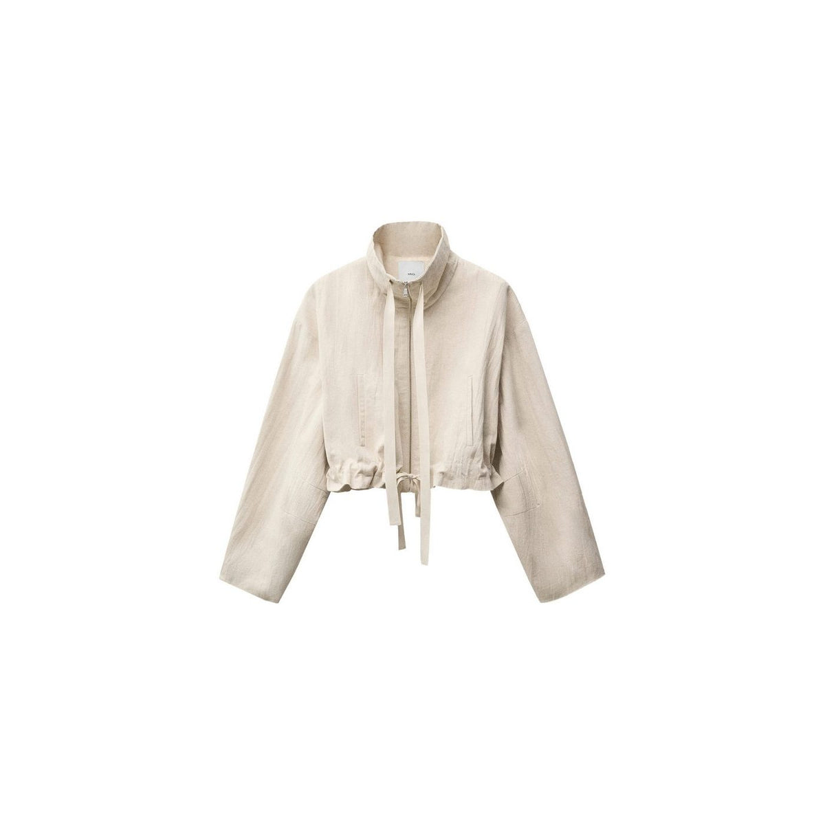 Veste Courte En Lin Mélangé