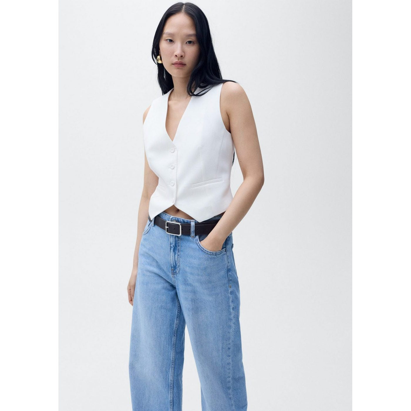 Gilet Bonnie - Blanc