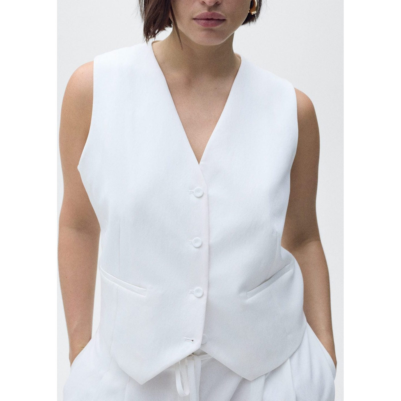 Gilet Bonnie - Blanc