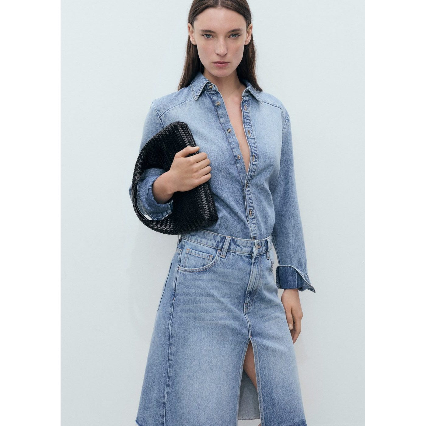 Jupe Paulina - Bleu Moyen